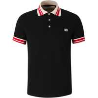 Tricouri Polo Cotton Pique Polo Shirt With "Vlogo" Patch Barbati