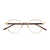 Saint Laurent Saint Laurent Sl 781 Linea Corner Angle Eyeglasses GOLD