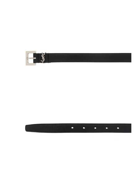 Curele Saint Laurent Saint Laurent Ysl Belt Black Barbati (BM 18298926) 4