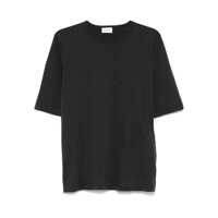 Tricouri Saint Laurent Logo Cotton T-Shirt Barbati