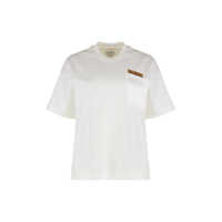 Tricouri Bottega Veneta Cotton Crew-Neck T-Shirt Femei