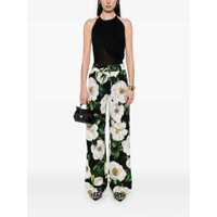 Pantaloni casual Dolce & Gabbana Dama - Pantaloni casual Dolce & Gabbana Dolce & Gabbana Printed Silk Pants MULTICOLOR Femei (BM 18299871) - B-mall.ro