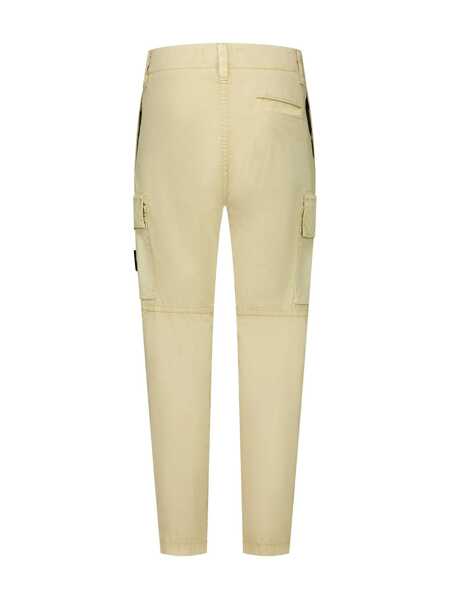 Pantaloni Stone Island REGULAR TAPERED TROUSERS Beige Baieti (BM 18300219) 2