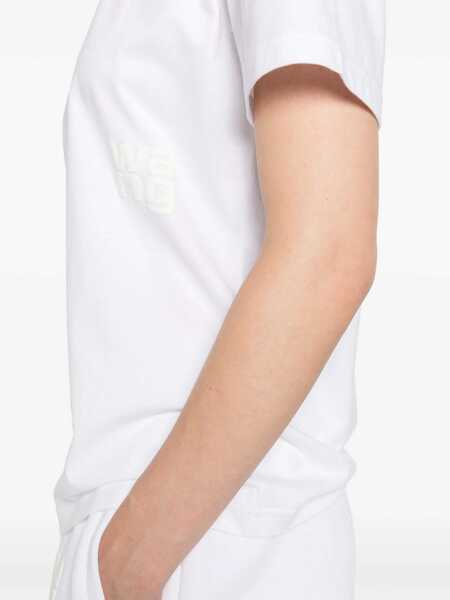 Tricouri Alexander Wang Cotton t-shirt White Femei (BM 18300267) 5