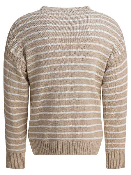 Pulovere Alex Mill Harbor crewneck sweater Beige Barbati (BM 18300297) 2