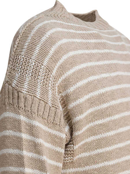 Pulovere Alex Mill Harbor crewneck sweater Beige Barbati (BM 18300297) 3