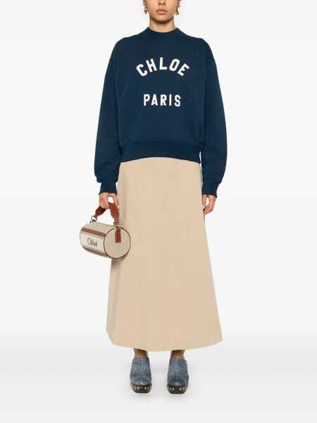 Hanorace Chloe Sweatshirt with logo Blue Femei (BM 18300324) 2