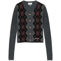 Cardigane Ganni Argyle Cardigan Femei