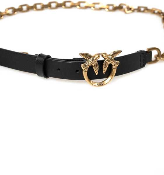 Curele Pinko Love Day Belt Simply H2 1H20XE Czarny Femei (BM 18302137) 3