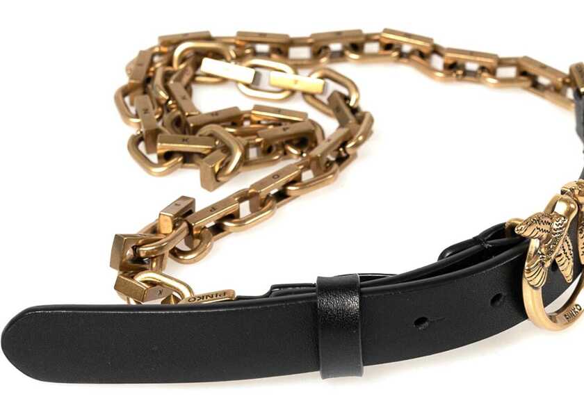 Curele Pinko Love Day Belt Simply H2 1H20XE Czarny Femei (BM 18302137) 4