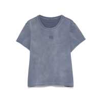 Tricouri Alexander Wang Alexander Wang Blue Short-Sleeve T-Shirt With Logo