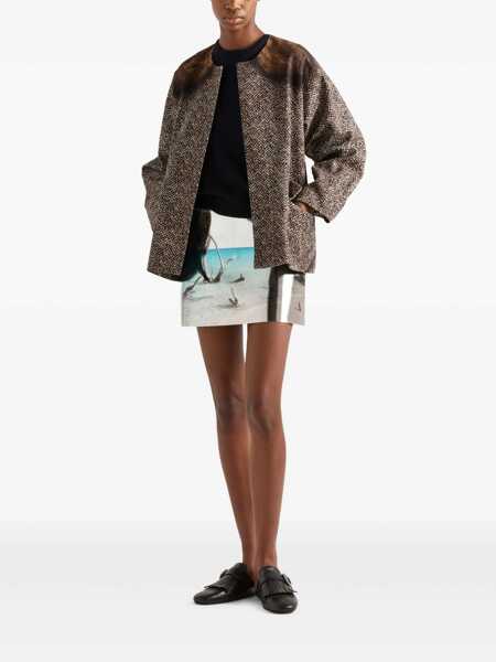 Fuste Prada Prada Skirts SILVER Femei (BM 18304146) 2