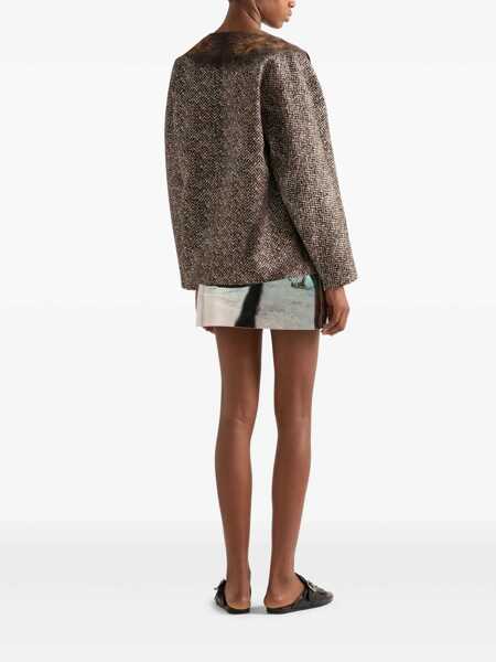 Fuste Prada Prada Skirts SILVER Femei (BM 18304146) 3