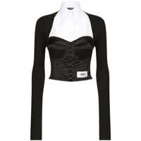 Topuri Dolce & Gabbana Layered-Shirt Corset Femei