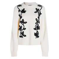 Pulovere Jil Sander White Wool Knitwear Femei