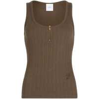 Topuri Patou Moss Green Wide Neck Tank Top Femei