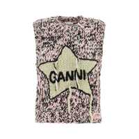 Pulovere Ganni Logo Wool Vest Femei