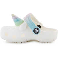 Papuci pentru Fete - Sandale Crocs Classic IAM Rainbow Unicornctg Chalk White Fete (BM 18305635) - B-mall.ro