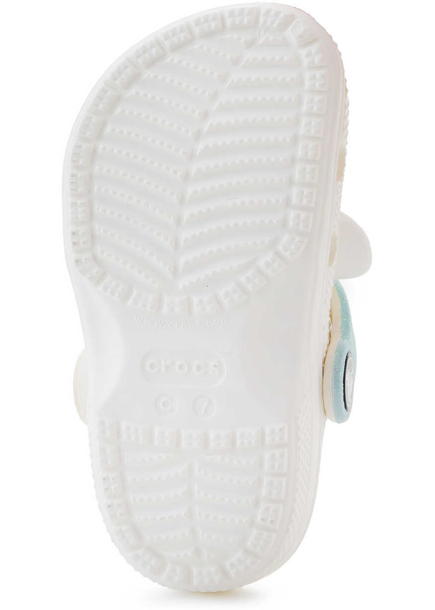 Sandale Crocs Classic IAM Rainbow Unicornctg Chalk White Baieti (BM 18305635) 7