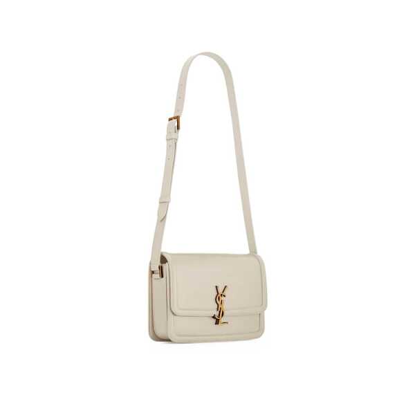 Genti de mana Saint Laurent Saint Laurent Solferino Medium Shoulder Bag White Femei (BM 18305679) 2