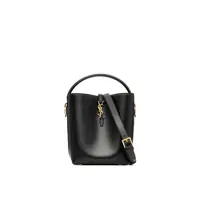 Genti de mana Saint Laurent Le 37 Leather Medium Bucket Bag Femei