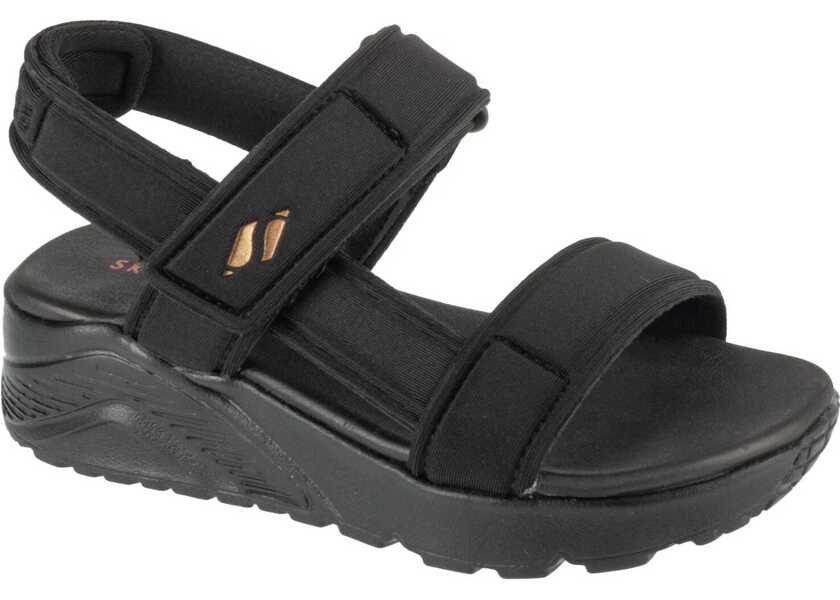 Sandale fara toc SKECHERS Uno Lite Sandal - Sunny Stand Black Fete (BM 18305707) 1