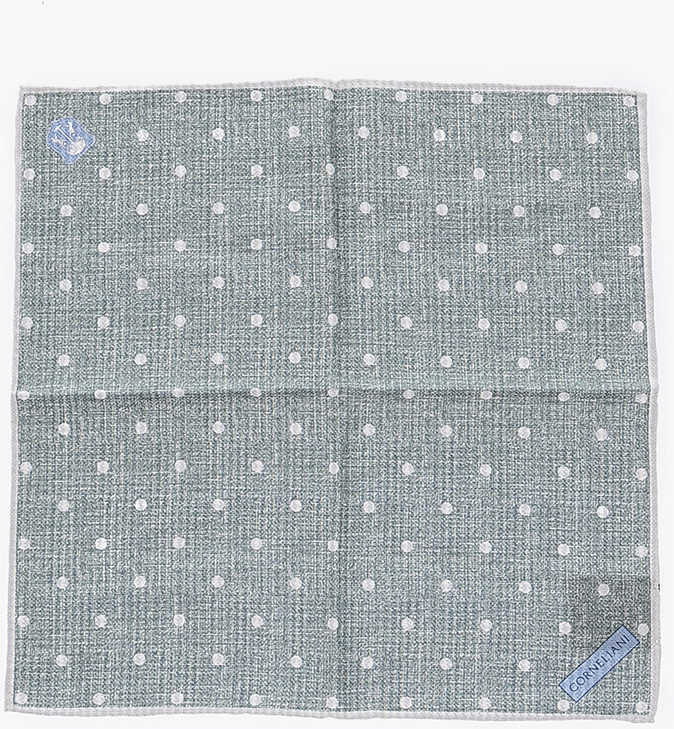 Esarfe CORNELIANI Double Patterned Silk Pocket Square Multicolor Barbati (BM 18305719) 3