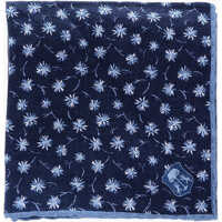 Esarfe Floral Patterned Linen Pocket Square Barbati