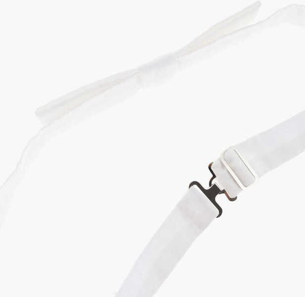 Papioane DSQUARED2 Solid Color Poplin Cotton Bow Tie White Barbati (BM 18305755) 3