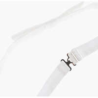 Papioane pentru Barbati - Papioane DSQUARED2 Solid Color Poplin Cotton Bow Tie White Barbati (BM 18305755) - B-mall.ro