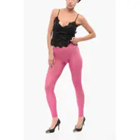 Sosete Dama - Sosete DSQUARED2 Monogram Lace Collant Pink Femei (BM 18305782) - B-mall.ro