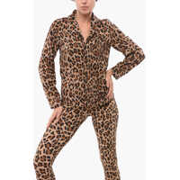 Seturi pijamale Animal Patterned Pijama Shirt Femei