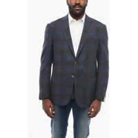 Sacouri elegante Wool Blend Leader Soft Single Breasted With Patch Pockets Barbati