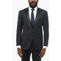 Sacouri Jacquard Academy Cerimonia Single Breasted Blazer With Peak Barbati