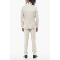 Costume CORNELIANI pentru Barbati - Costume CORNELIANI Jacquard Silk Blend Cerimonia Academy 3-Piece Suit Silver Barbati (BM 18305851) - B-mall.ro
