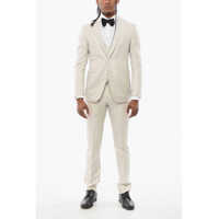 Costume Jacquard Silk Blend Cerimonia Academy 3-Piece Suit Barbati