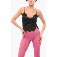 Sosete Silk And Lace Crop Top Femei