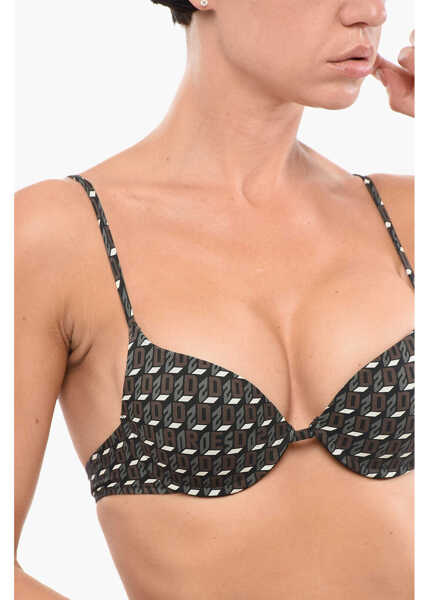 Sutiene DSQUARED2 Monogram Patterned Push-Up Bra Multicolor Femei (BM 18305959) 3