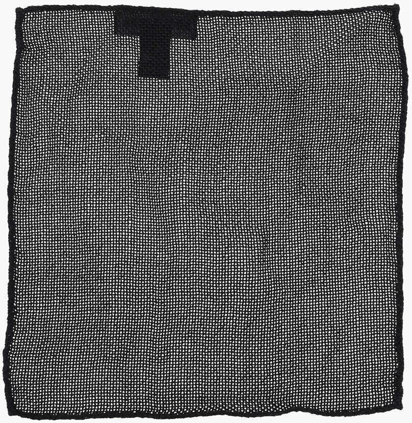 Esarfe DSQUARED2 Solid Color Gauzed Silk Pocket Square Midnight Blue Barbati (BM 18305977) 1