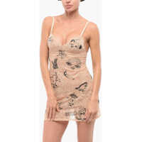 Seturi pijamale Lace Petticoat With Embroideries Femei