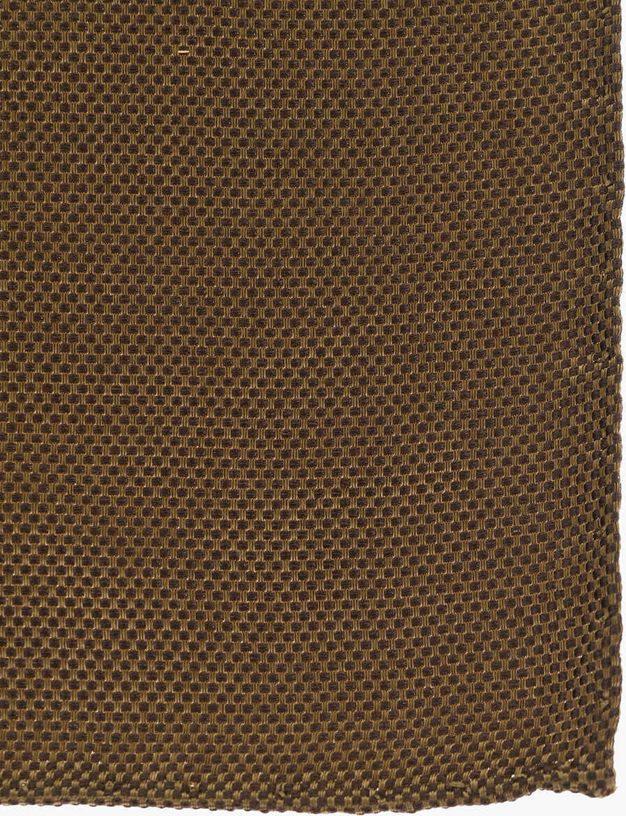 Esarfe DSQUARED2 Solid Color Silk Pocket Square With Micro Patterns Green Barbati (BM 18306004) 2