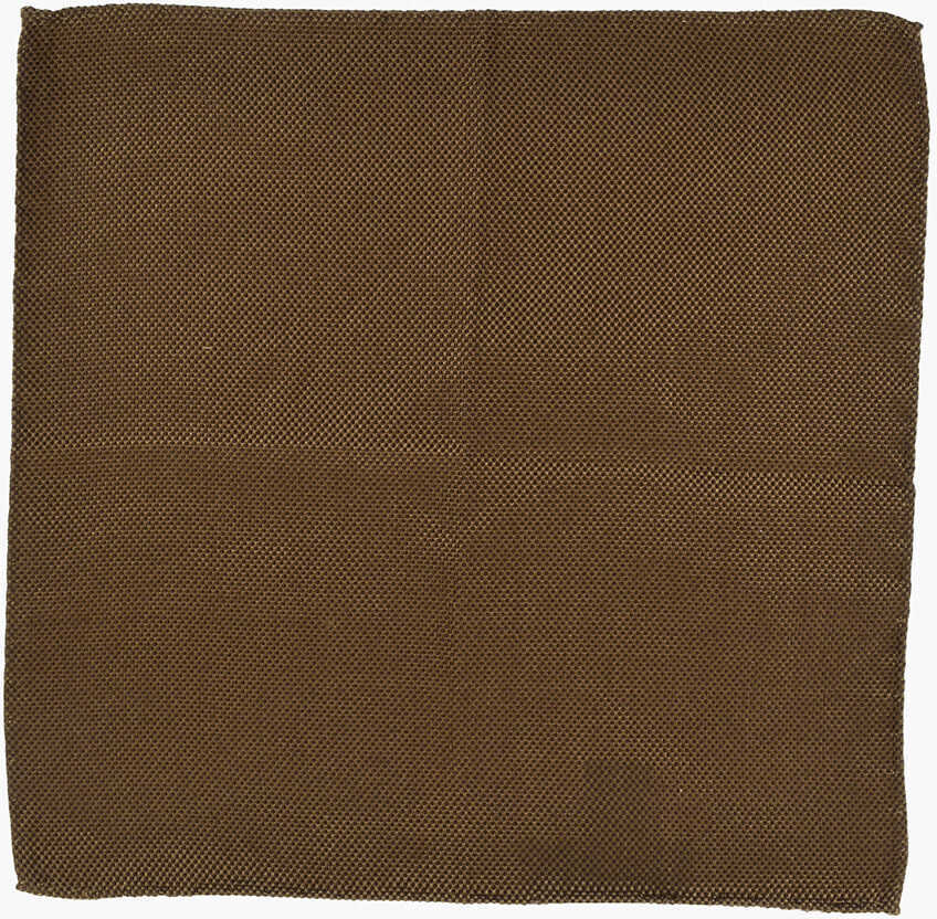 Esarfe DSQUARED2 Solid Color Silk Pocket Square With Micro Patterns Green Barbati (BM 18306004) 1