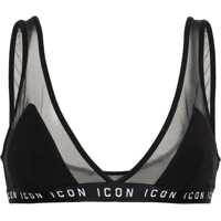 Sutiene Triangle Bra With See Through Details Femei