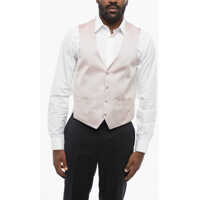 Veste costum Embroidered 4 Buttons Silk Vest Barbati