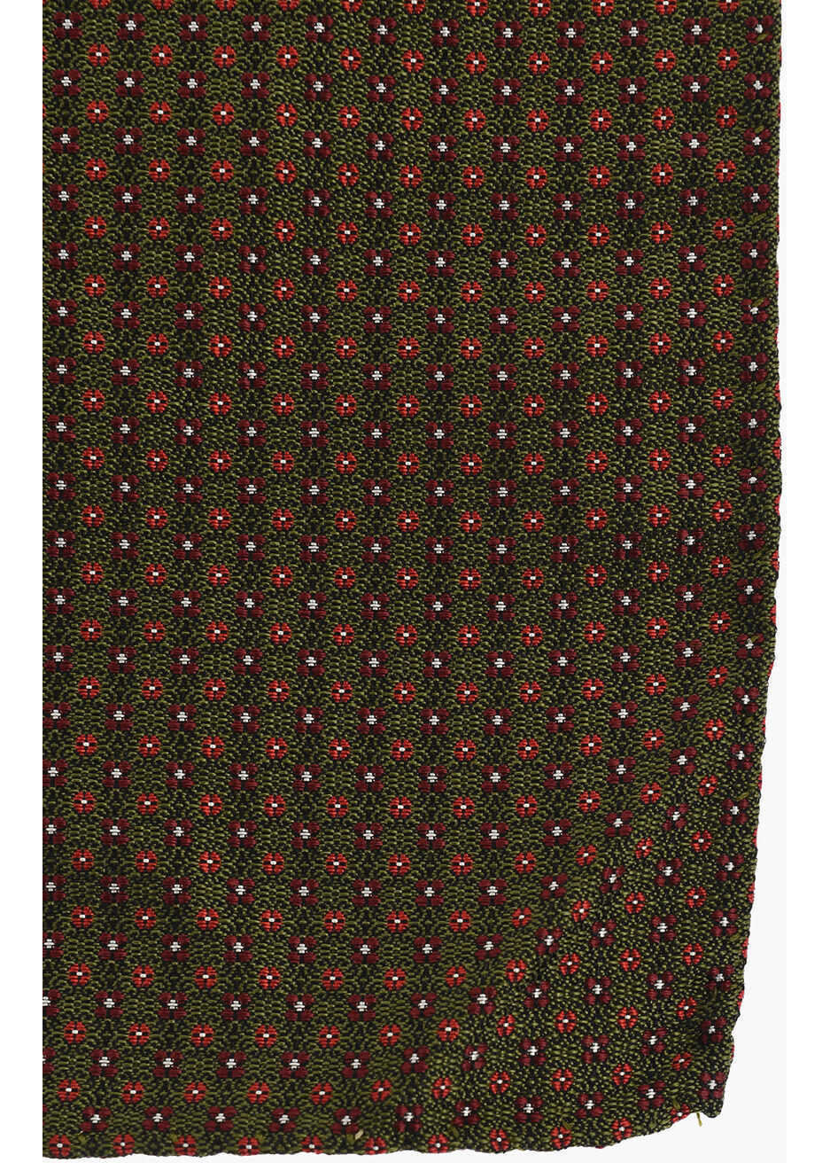 Esarfe DSQUARED2 Patterned Silk Pocket Square Red Barbati (BM 18306160) 2