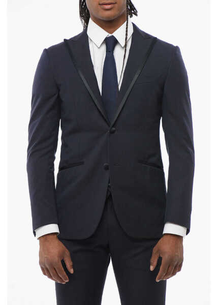 Costume CORNELIANI 3-Piece Cerimonia Academy Suit With Satin Details Blue Barbati (BM 18306226) 2