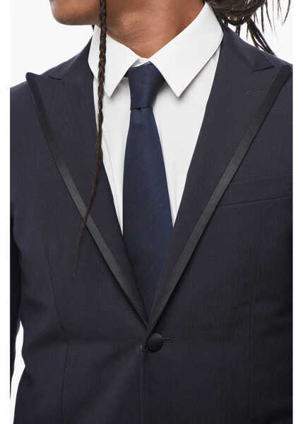 Costume CORNELIANI 3-Piece Cerimonia Academy Suit With Satin Details Blue Barbati (BM 18306226) 3