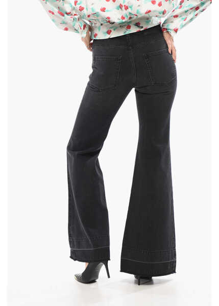 Blugi drepti Stella McCartney Stone Washed Bootcut Denims With Chain Details 33Cm Black Femei (BM 18307216) 2