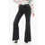 Stella McCartney Stone Washed Bootcut Denims With Chain Details 33Cm Black