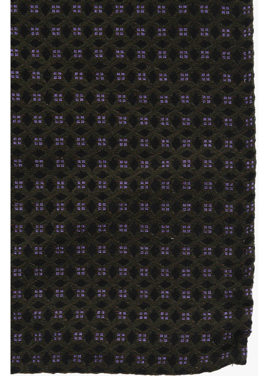 Esarfe DSQUARED2 Silk Pocket Square With Micro Patterns Green Barbati (BM 18307258) 2